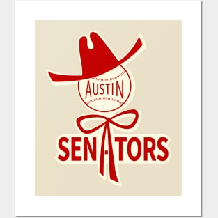 Vintage Austin Senators Baseball 1962 Posters and Art